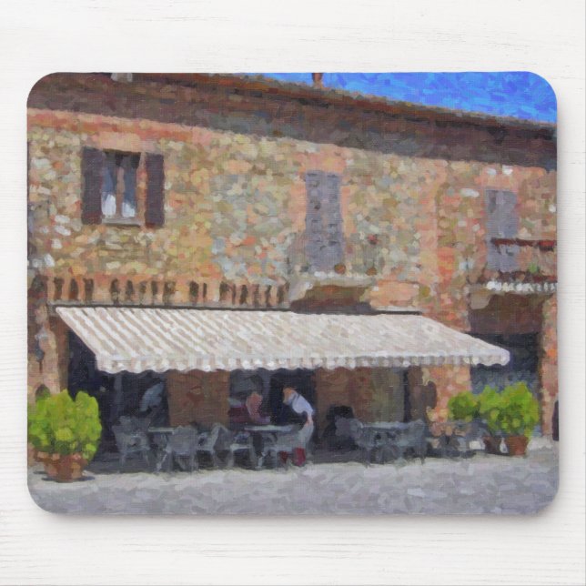 Di Siena de Torrita, Toscânia, Italia Mousepad (Frente)