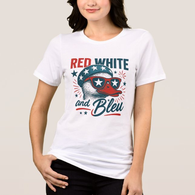 Dia 4 de julho, Vermelho, Branco, Independência Az (Frente)
