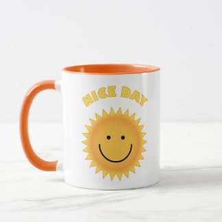 Dia agradável - caneca de sorriso de Sun