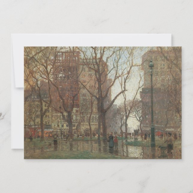 Dia Chuvoso, Madison Square, Nova York, Paul Corno (Frente)