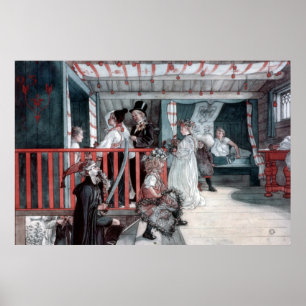 Dia conhecido de Carl Larsson no poster da
