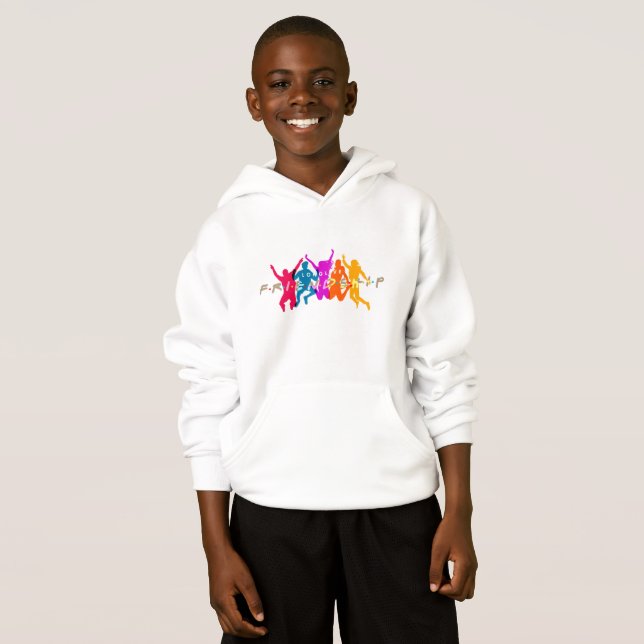 Dia da Amizade | Crianças Pullover Hoodie (Frente Completa)