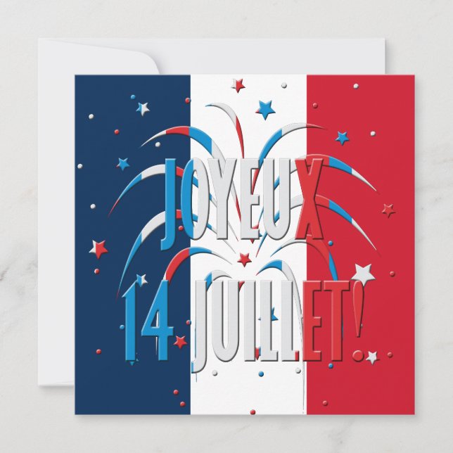 Dia da Bastilha, Joyeux 14 juillet (Frente)