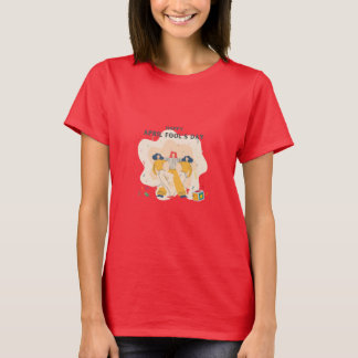 Dia da Bobagem de Abril - Camisa Vermelha Engraçad
