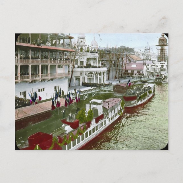 Dia da Inauguração, Paris, Cartão de Posto França (Frente)