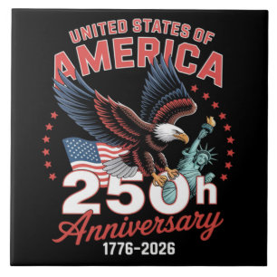Dia da Independência 250º Aniversário EUA Patrióti