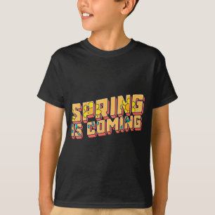 Dia da Marmota Primavera Está Chegando Camiseta Di