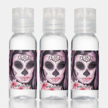 Dia da Máscara Morta em uma bela Menina