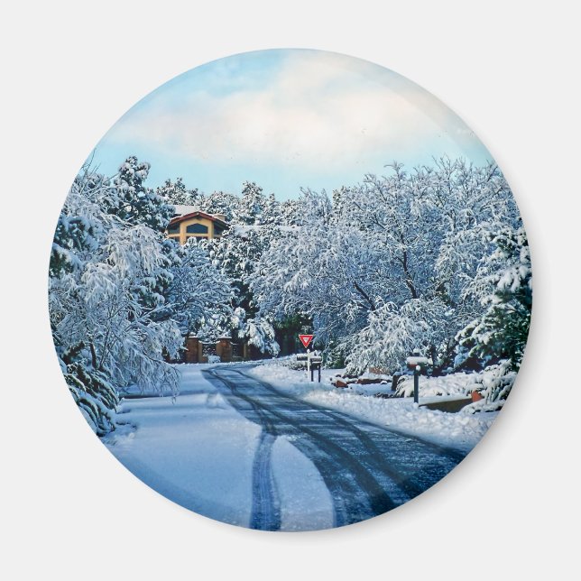 Dia da Neve Sedona, imã (Frente)