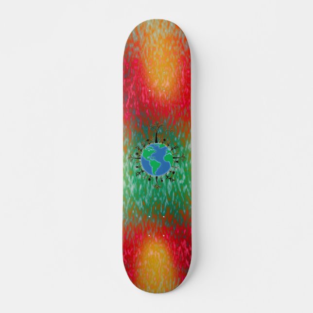 Dia da Terra ~ Pavimento do skate Sunrise (Frente)