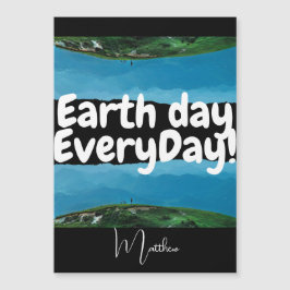 Dia da Terra todos os dias, vá verde, ciência da a