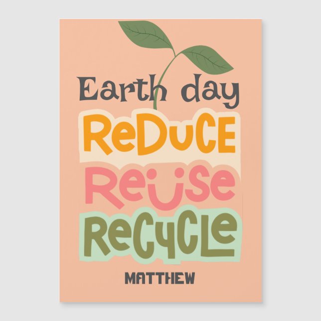 Dia da Terra, vá verde, ciência simples e elegante (Frente)