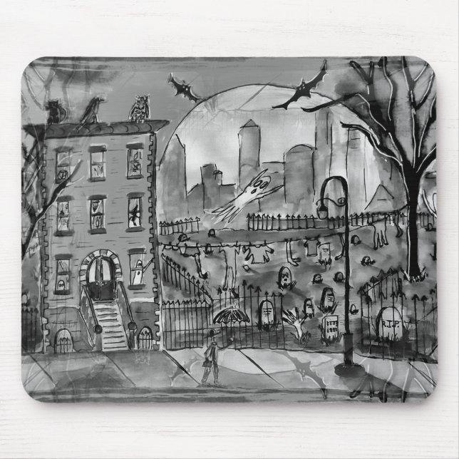 Dia das bruxas-temas Mousepad (Frente)