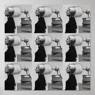 Dia das mães 1960 do poster da loja de beleza do