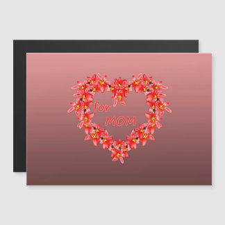 Dia das Mães - Coração de Tulipa para a MÃE - Rosa