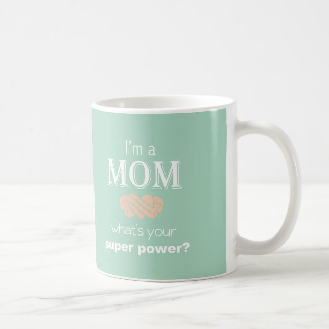 Dia das mães da caneca do poder super da mamã (Direita)