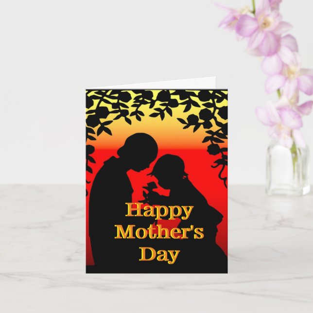 Dia das Mães | Personalizado | Cartão Saudável (Orquídea)