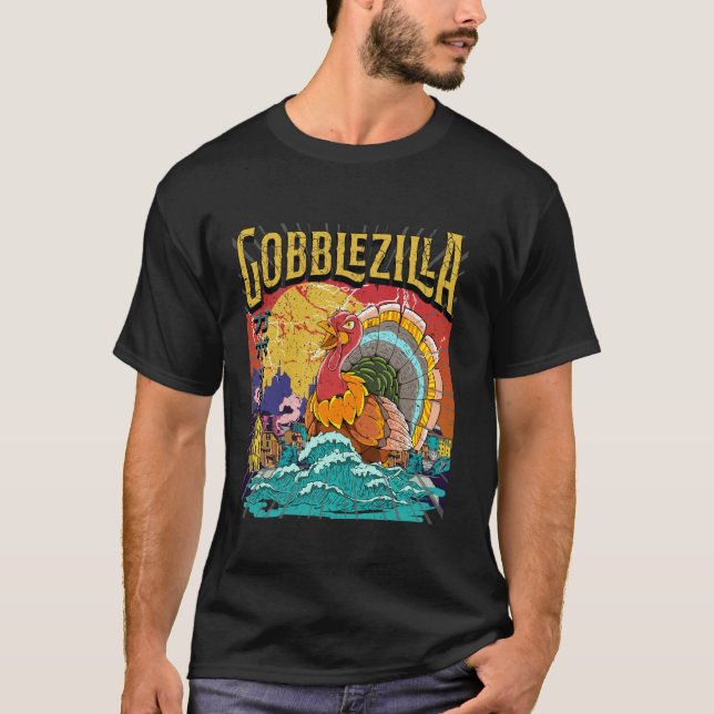 Dia de Ação de Graças da Turquia Camisa Gobblezill (Frente)