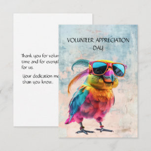 Dia de Apreciação do Voluntário Quirky Bird