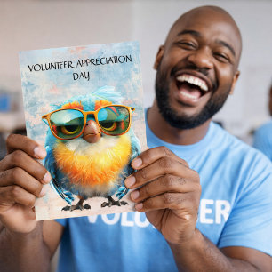 Dia de Apreciação do Voluntário Quirky Bird