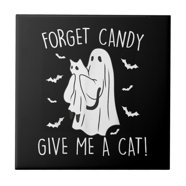 Dia de as Bruxas engraçado Ghost Esquece O Docinho (Frente)