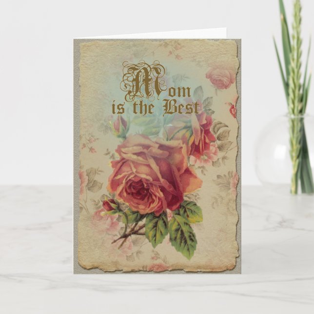 Dia de as mães - Cartão de Saudação (Frente)