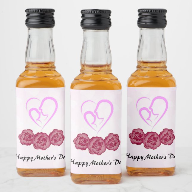 Dia de as mães de Carnação da Mãe e Bebê (Garrafas)