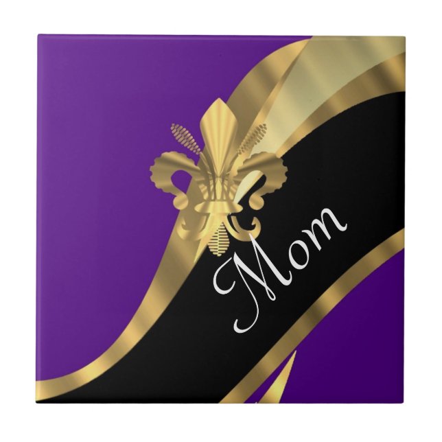 Dia de as mães de fluer de lys personalizado (Frente)