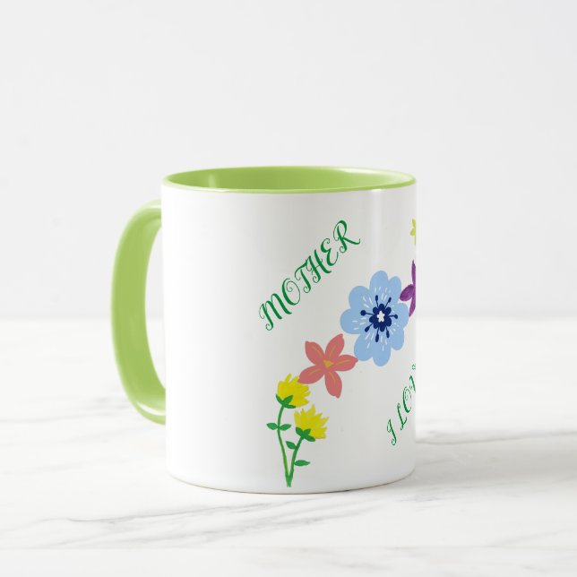 Dia de as mães duas caneca combo (Frente Esquerda)