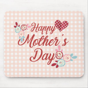 Dia de as mães feliz adorável   Mousepad