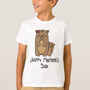 Dia de as mães Feliz, Camiseta Branca