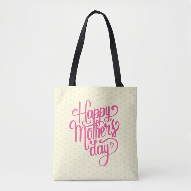 Dia de as mães Feliz Elegante | Tote Bag (Frente)