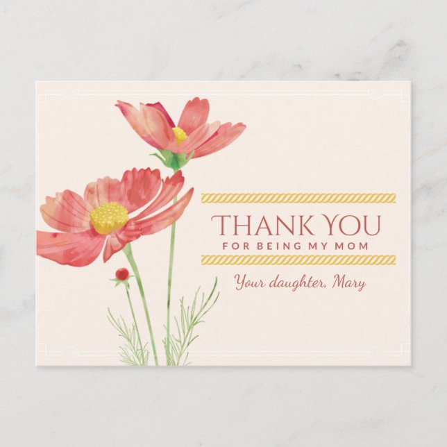 Dia de as mães FELIZ EU TE AMO MAGNET DE CARTÃO MÃ (Frente)