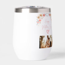 Dia de as mães Feliz Fresco de Vinho