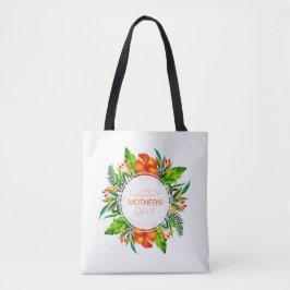Dia de as mães Feliz Tropical Floral | Tote Bag