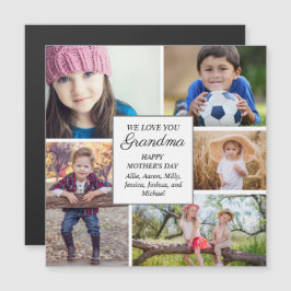 Dia de as mães Feliz Vovó 5 Foto da Família Infant