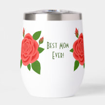 Dia de as mães rosa vermelha