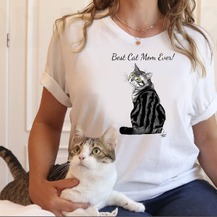 Dia de as mães Tabby Cat