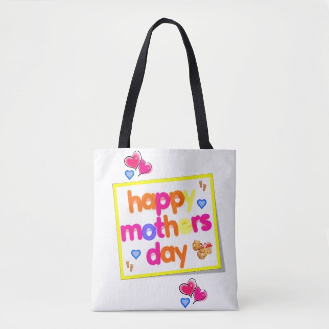 Dia de as mães Tote Bag (Frente)