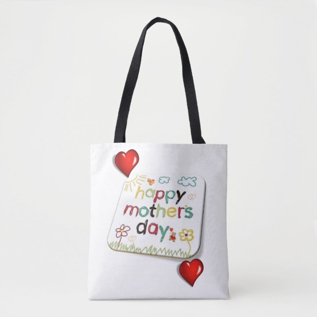 Dia de as mães Tote Bag (Frente)