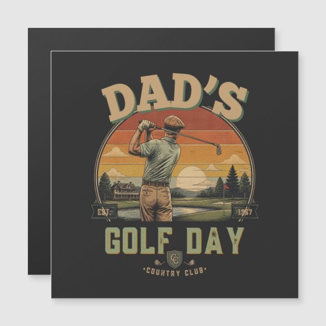 Dia de Golfe do Pai (Frente/Verso)