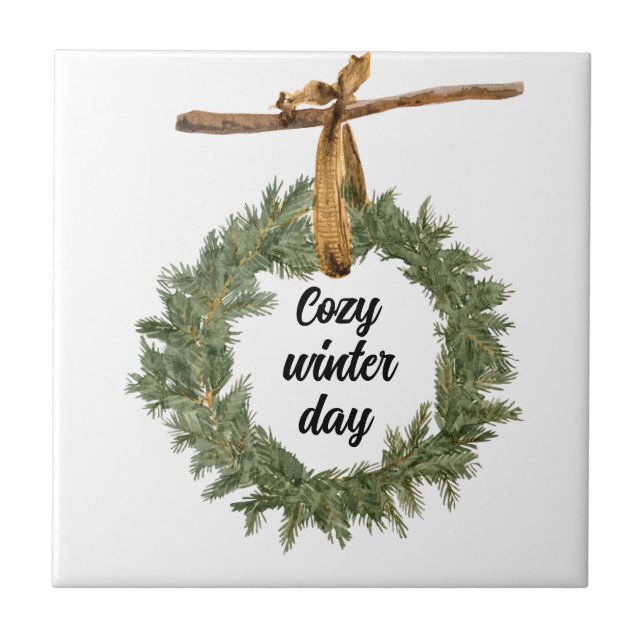 Dia de inverno Cozy (Frente)