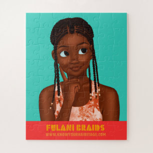 Dia de Lave de Zara - Fulani Braids Quebra-cabeça