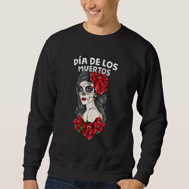 Dia De Los Muertos Camiseta Day Of The Dead Queen  (Frente)