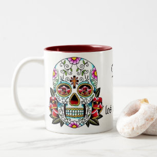 Día de los muertos Caneca