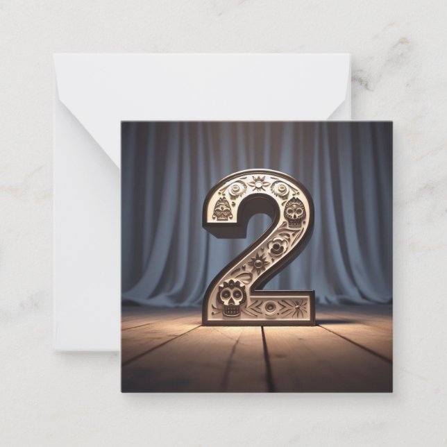 Día de los Muertos - O cartão de 2 (Frente)