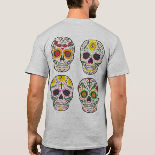 Dia de los Muertos Skulls   Camiseta