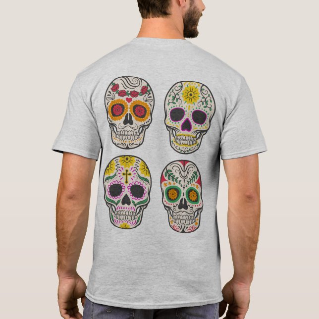 Dia de los Muertos Skulls | Camiseta (Verso)