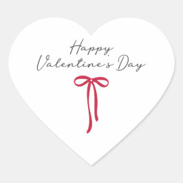 Dia de os namorados adesivo com arco vermelho