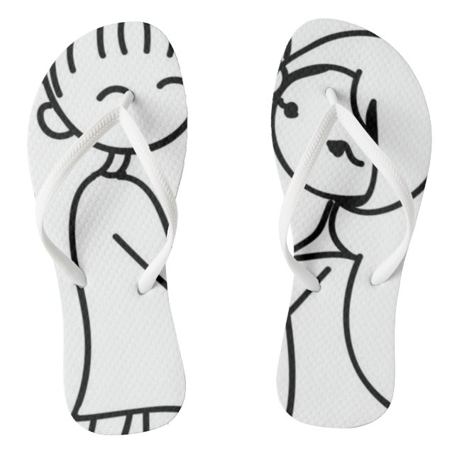 Dia de os namorados chinelos (Pé da cama)